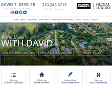 Tablet Screenshot of davidtkessler.com